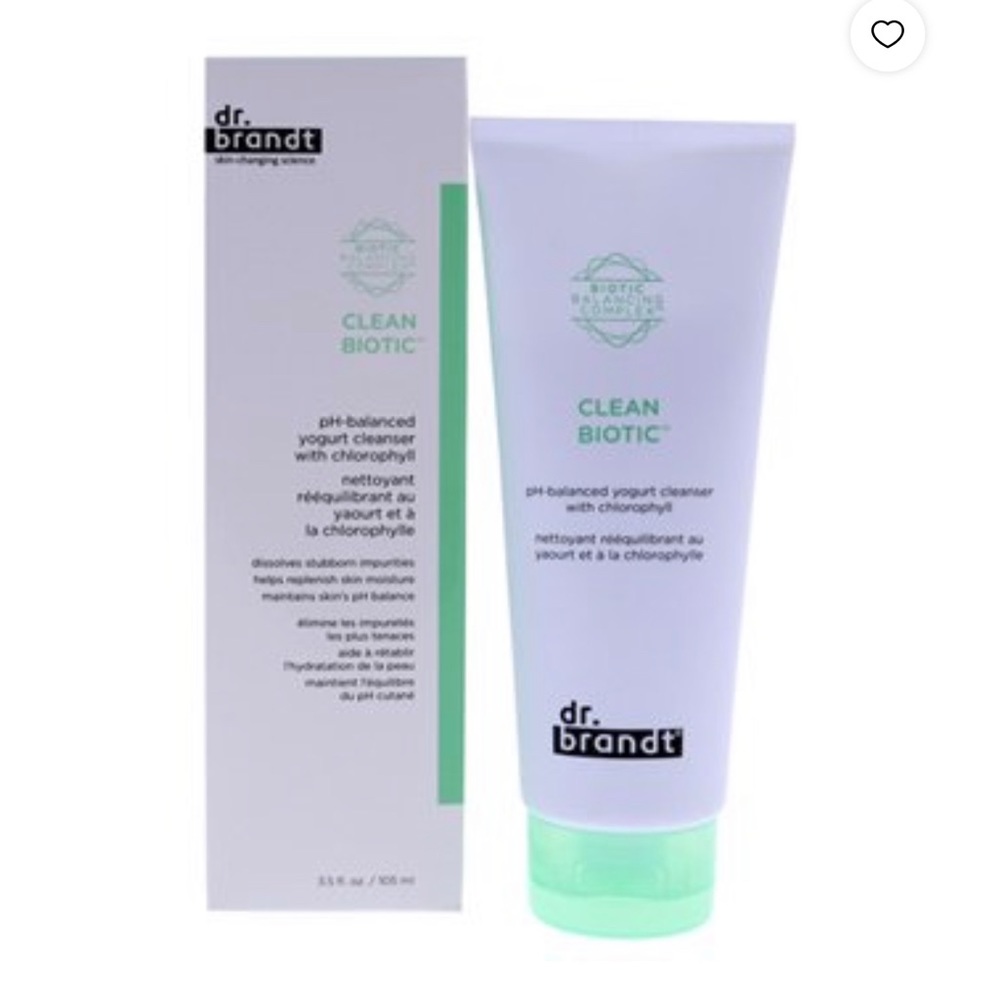 Dr. Brandt clean Biotic. A multi-tasking, pH-balanced yogurt cleanser 3.5 oz